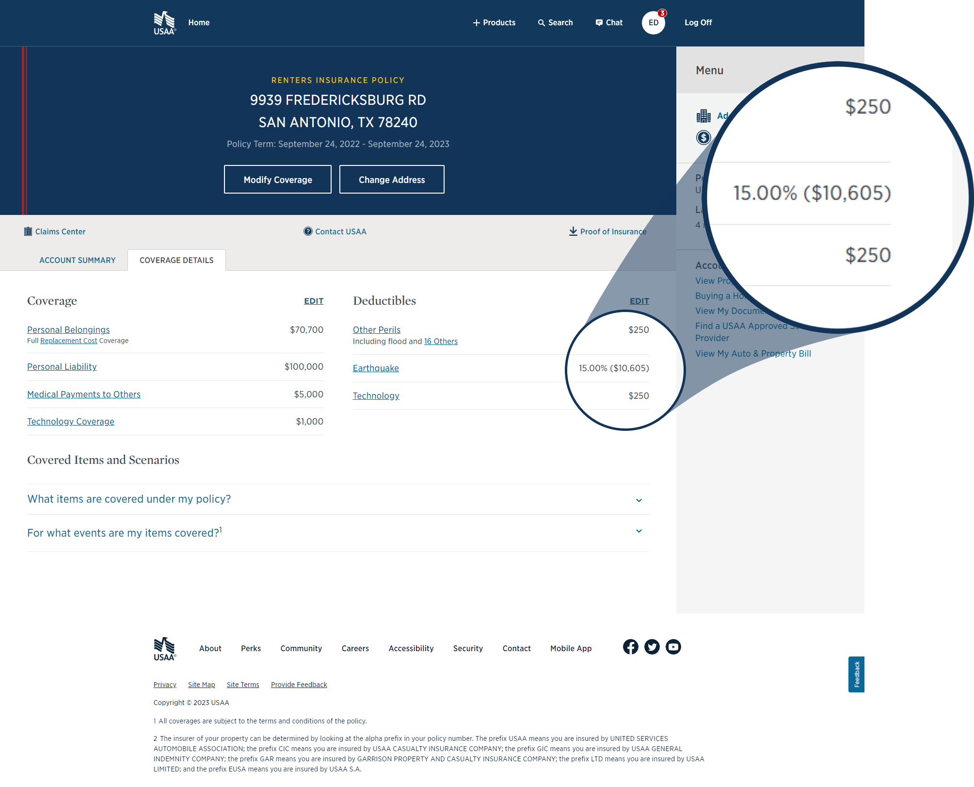 Does usaa bundle insurance